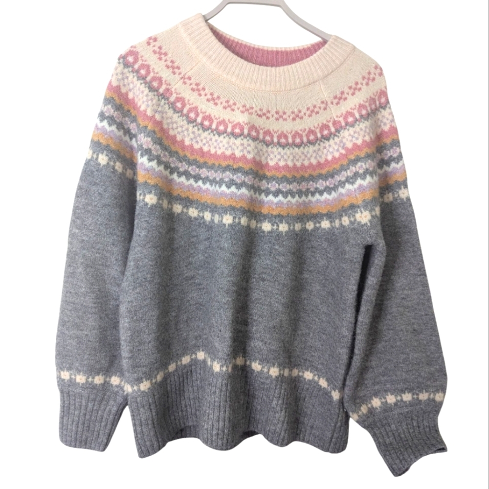 Cupcake Chic Multicolor Patterned Women's Sweater... size XL